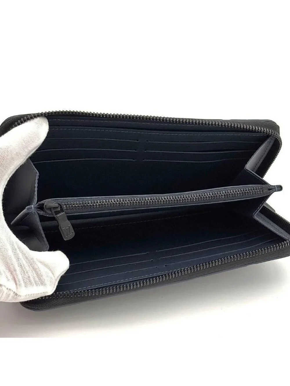 Louis Vuitton Wallet Zippy Horizontal Navy